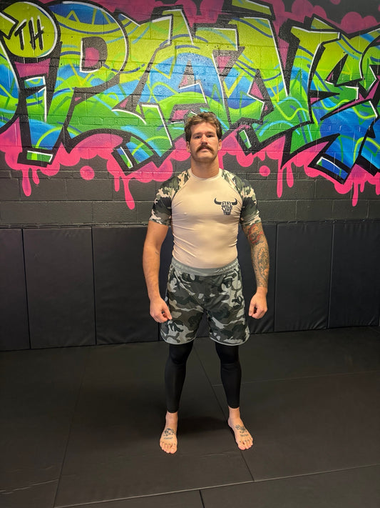 Camo & Sand Short-sleeve Rashguard